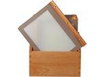 Cartelle Porta-Menù Securit Con Scatola In Legno Marrone A4 (20 Pezzi)