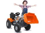 Trattore A Pedali Con Caricatore Frontale Power Drag Orange