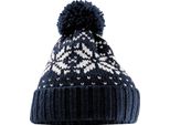 Beechfield - Berretto "Snowstar"" Per Uomo/Donna Unisex BC5269 (Taglia Unica) (Blu Scuro/Bianco)"