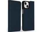 Custodia Per Iphone 15 - Vera Pelle - Accezz Flip Cover - Blu
