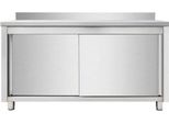 Armadio Da Lavoro In Acciaio Inox, Con Supporto, 200 X 60 Cm