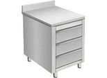 Armadietto Da Lavoro In Acciaio Inox, Con Supporto, 50 X 70 Cm