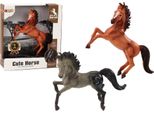 Cavallo Figurina Marrone Grigio Cavallo In Piedi Stabile Fattoria Cavallo Carino