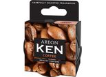 12X Originale Areon Ken Albero Profumo Auto Deodorante Lid Set Caffè