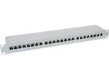 Inline® Patchfeld Cat.6 24-Fach, 48,26Cm (19"), 1HE, Lichtgrau, RAL7035 (76224)"