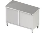 Armadio Passante Con Ante A Battente, 800X600X850 Mm, Senza Alzatina, Saldato