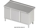Armadio Da Lavoro Con Ante A Battente, 1400X600X850 Mm, Senza Alzatina, Saldato