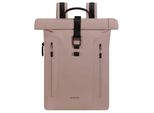 Laptoprucksack SAMSONITE COATIFY BIZ ROLLTOP BACKPACK 15.6, Gr. B/H/T: 29cm x 44cm x 14cm, rosa (rose), Polyester, unifarben, Rucksäcke, Rucksack Freizeitrucksack Cityrucksack Backpack Schulrucksack