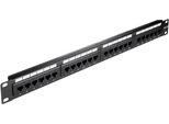 Goobay 93865 Pannello Patch Cat 5E Da 19 Pollici (48,3 Cm), 24 Porte, Utp, Nero - Utp Non Schermato, Nero