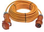 As-Schwabe Prolunga Cee 25M Cavo Da Cantiere 400V 16A 5G2.5 Arancione IP44