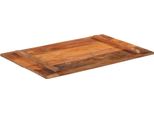 Piano Del Tavolo Rettangolare 60X90 Cm 15-16 Mm In Legno Massiccio Di Recupero