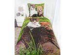 Biancheria Da Letto 2 Pezzi Gatto Con Scarpa 135X200 Cm (80X80 Cm)