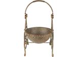 Portapiante Clayre & Eef 26X27X49 Cm Ferro Verde
