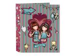 Raccoglitore Ad Anelli Gorjuss Fireworks Rosso Granata A4 (27 X 33 X 6 Cm)