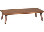 Supporto In Legno Per Monitor / Laptop Maclean, (500X240X120Mm), Color Noce Nero, Max. 20Kg, MC-930