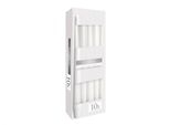 Candela A Cono Da Tavolo Bispol Aura 7H 24,5CM S30-090 Bianco 10Pz.