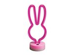 Neon Led Sign Light Battery / Usb Led Light Home Illuminated Sign Night Light Bunny Pink