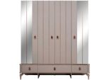 Armadio Armadio Per Bambini Armadio In Legno Armadio In Legno Beige Specchio