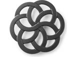 Supporto Per Teiera Ibili-Oriental, Ghisa, 13,5X1,5 Cm, Nero