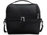 Stamina TB7605 | Borsa Termica Grulla 15X25X24 Cm - Colore: Nero 02 - Dimensioni: 15 X 25 X 24 Cm