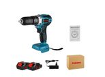 Trapano Avvitatore Elettrico, Motore Brushless, A Batteria, 2 Batterie Spina Ue