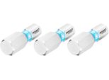 Bit 2204N-8/3 ∙ 1/4 Di Pollice (6,3 Mm) Esagono Pieno ∙ Profilo Esagonale Interno ∙ 3 Pezzi ∙ Sw 8 Mm