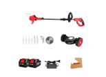 Tagliabordi A Batteria, Potenza 2500W, Regolabile E Pieghevole, 2 Batterie Spina Ue