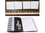 Inf Cartella Spartiti, Raccoglitore Spartiti Per Pianoforte 6 Pagine Formato A4