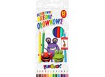 Matite Esagonali Senza Legno 12 Colori Fun&Joy