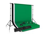 Supporto Per Sfondo Fotografico, Altezza Regolabile, Lega Leggera Di Alluminio, 2000X2000, Set 4