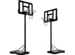 Canestro Da Basket Regolabile, Portatile Con Ruote, Base Stabile