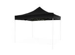 Telo Tetto Nero 3X3 Impermeabile Per Ricambio Gazebo Richiudibile EG49483