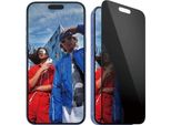 Panzerglass ® Privacy Screen Protector Iphone 16 Plus | 15 Plus | Ultra-Wide Fit, Apple, Apple - Iphone 16 Plus, Apple - Iphone 15 Plus, Applicazione A Secco, Antigraffio, Antiurto, Trasparente, 1 Pezzo(I)