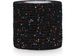 Benda Animale Nera Glitterata Professionale 5 Cm