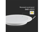 V-TAC Luce Da Incasso Led VT-61012 Eek: F, W 12, 1200 Lm, 4000 K, Ø 171 Mm, Bianco