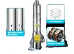 Pompa Per Acqua Solare Da 24 V, Alta Portata 2 M³/H, Prevalenza Massima 65 M, Acciaio Inox Resistente