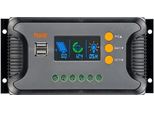 Regolatore Di Carica Solare 30A Pwm, Algoritmo Di Carica Multistadio, Rilevamento Automatico Della Tensione, Regolatore 30A Pwm