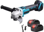 Smerigliatrice Angolare A Batteria Senza Spazzole Da 125 Mm, Potenza Di 1000 W, Velocità Di 13000 Giri/Min, Con Batteria 2X