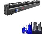 Testa Mobile A Led, 8X12W Rgbw, Controllo DMX512, Nero, Spina Ue