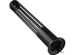 Lampada Da Giardino A Stelo Moderna 60 Cm Led 10W Colore Caldo Nero Sabbiato Rotonda Ratel Italux