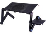 Tavolo Per Laptop Regolabile, Design Ergonomico, Doppia Ventola Di Raffreddamento, Una Ventola