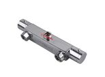 Rubinetto Per Doccia, Cromato, Regolazione Precisa Della Temperatura, Grigio Chiaro, G3/4