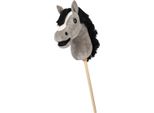 Qhp Hobby Horse Cavallo Per Hobby, Colore:Grigio