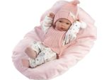 Rappa Llorens 63504 New Born Doll - Bambola Realistica Con Corpo Interamente In Vinile - 35 Cm