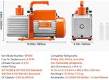 Pompa Per Vuoto Vevor, 9CFM 1HP 2 Stadi