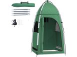 Tenda Da Doccia Portatile, Tessuto In Poliestere Resistente, Ampia Camera Da Letto Per Una Persona, Verde