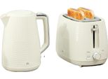Set Tostapane, 2 Fette, Bollitore Da 1,7L, Potenza 2200W, Beige