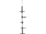 Albero Per Gatti, 5 Livelli, Materiale In Legno, Grigio