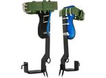 Set Di Ramponi Da Arrampicata Sugli Alberi - Ramponi Per Lavori Sugli Alberi - Cintura Di Sicurezza Regolabile - Acciaio Ad Alto Tenore Di Carbonio - Carico Massimo 100 Kg - Portatile