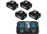Batteria Per Utensili, 18V Ricaricabile, Capacità 6000Mah, Set 3